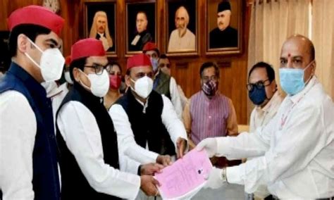 Samajwadi Party's Ram Gopal Yadav files nomination for Rajya Sabha polls