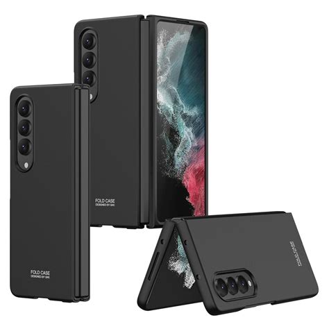 GKK Samsung Galaxy Z Fold4 5G Drop Proof Hard PC Skal Svart