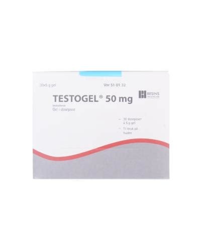 Testogel Gel I Dosepose 50 Mg 5 G 30 Stk Apotek 1