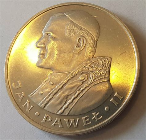 Poland Silver Zloty Year Visit Of Pope Paolo Catawiki