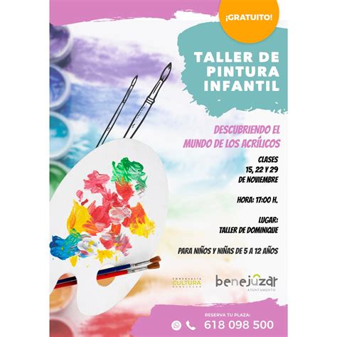 Benejúzar Taller de pintura infantil con Dominique en el Otoño cultural