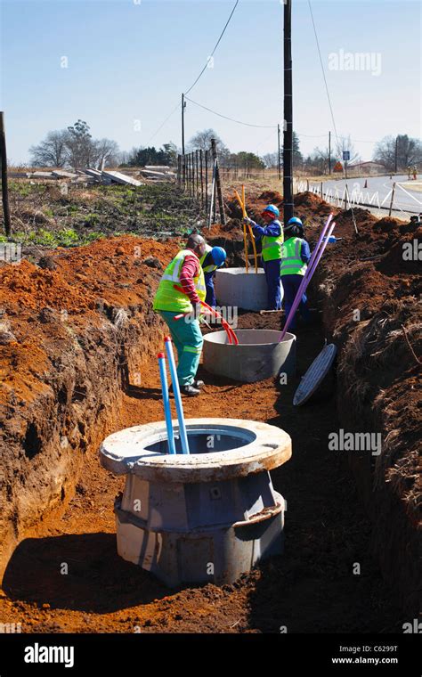 Fibre Optic Cable Laying High Resolution Stock Photography And Images