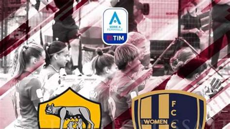 Serie A Femminile Roma Como La Copertina Del Match GRAFICA