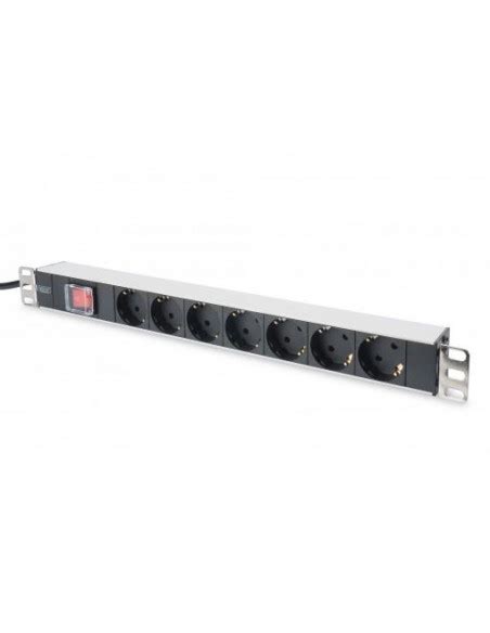 Listwa zasilająca PDU 19 Rack 7x gniazdo schuko 2 0m 1x wtyk