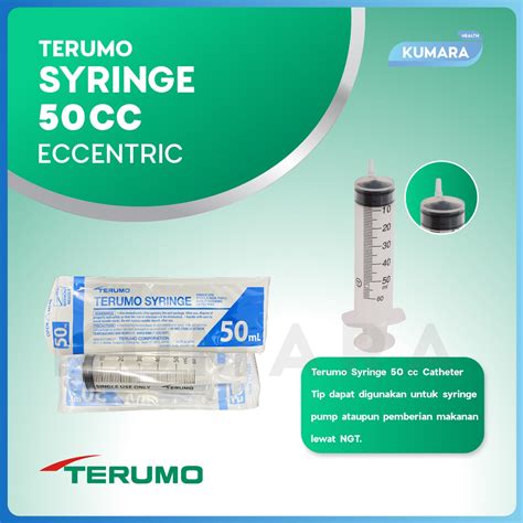 Jual Terumo Syringe 50cc Eccentric And Catheter Tip Pcs Shopee Indonesia