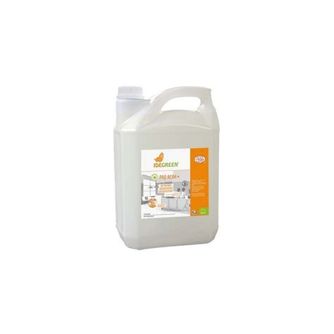 IDEGREEN NETTOYANT DEGRAISSANT DESINFECTANT PAE ECOCERT 5L