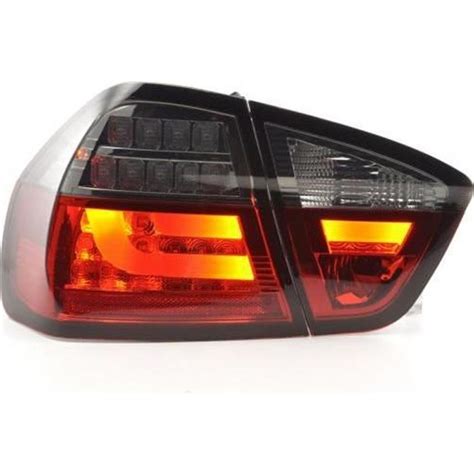 Feux Arriere LED BMW 3er E90 Limo An 05 08 Rouge Noir Achat Vente