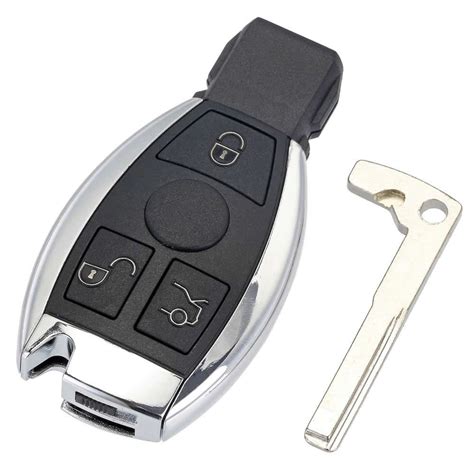 Car Key Replacement 433MHz 3 Buttons Remote Car Key Shell For Mercedes