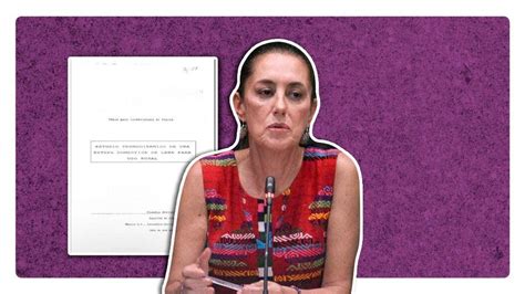 Claudia Sheinbaum Defiente Su Tesis De Las Acusaciones De Plagio