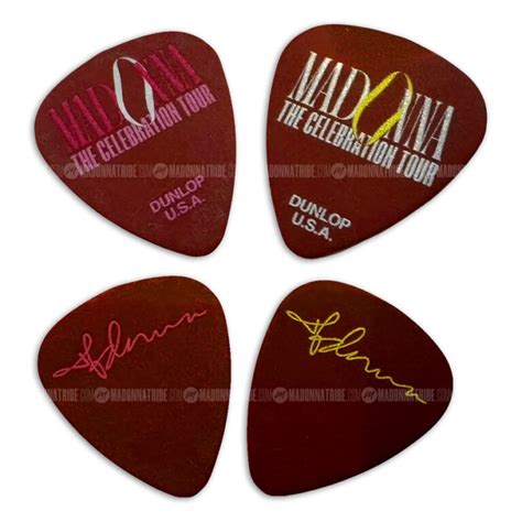 The Celebration Tour Guitar Picks MadonnaTribe