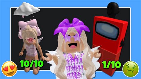 Rating Your Roblox Avatars 😳 Youtube