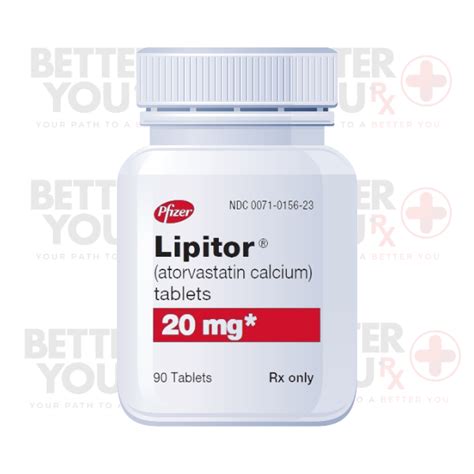 Lipitor 20mg 90 Tablets Better You Rx