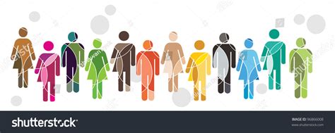 Human Diversity Concept Illustration Stock Vector (Royalty Free ...