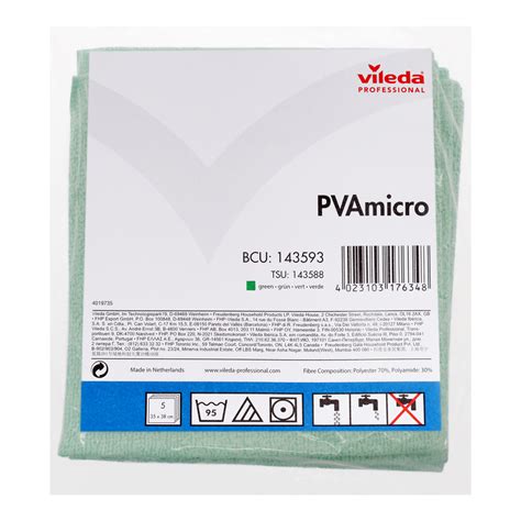 Pa O Pva Micro Verde Multiusos Vileda Professional Piezas The Home