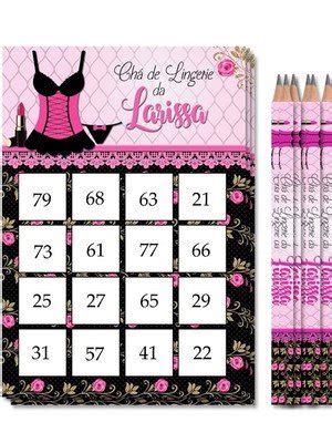 Kits Cha De Lingerie Bingo Compre Produtos Personalizados No Elo