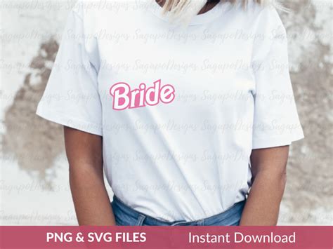 Barbe Bridal Party Svg Bundle Hot Pink Bachelorette Shirt Svg Bridesmaids Shirts Retro Wedding