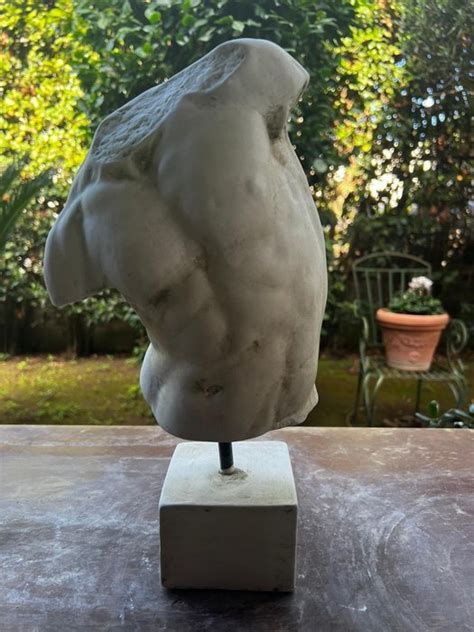 Sculpture Gaddi Torso Marble Dust And Scagliola Catawiki