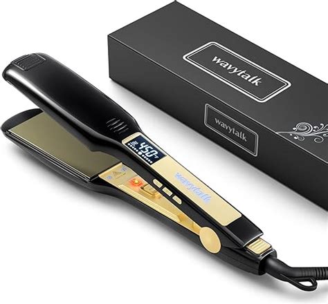 Wavytalk Hair Straightener Titanium Flat Iron 175 Inch