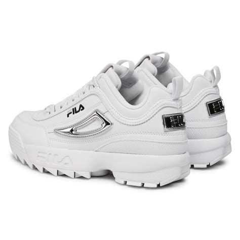 Sneakers Fila Disruptor M Wmn N White Silver Eschuhe De