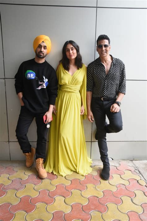 Kareena Kapoor Askhay Kumar And Diljit Dosanjh Promote Good Newwz Masala