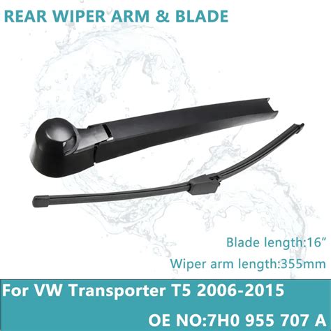 Wiper 16 Rear Wiper Blade Arm Set Kit Fit For Vw Transporter T5 2003 2013 2004 Png