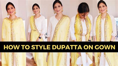 How To Wear Dupatta In Punjabi Style