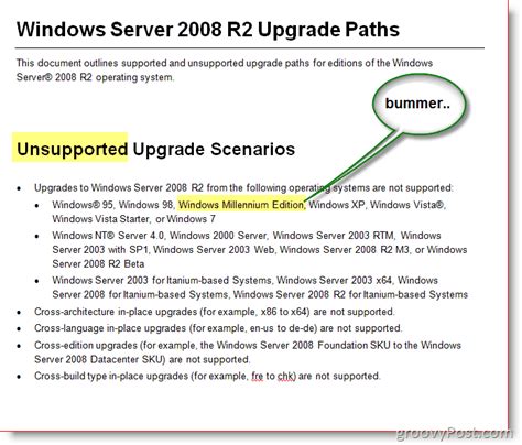 Windows 7 And Server 2008 R2 Official Upgrade Paths