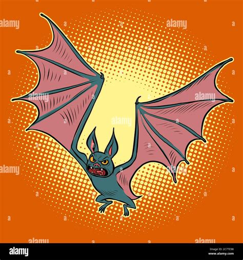 evil vampire bat. Halloween character Stock Vector Image & Art - Alamy