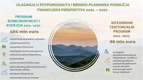 Brdsko Planinska I Potpomognuta Područja Eu Fondovi Hrvatska