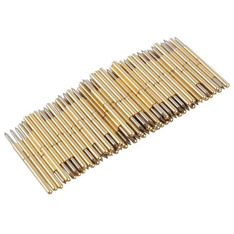 Pogo Pins 100pcs P75 B1 Spring Test Probe Round Pogo Pin 3A Conical