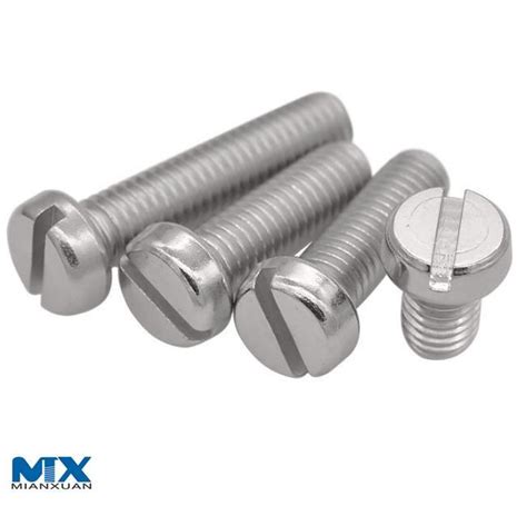 Stainless Steel Slotted Cheese Head Screws