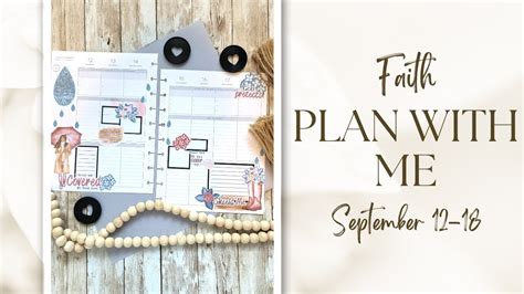 Plan With Me The Happy Planner Faith September Youtube