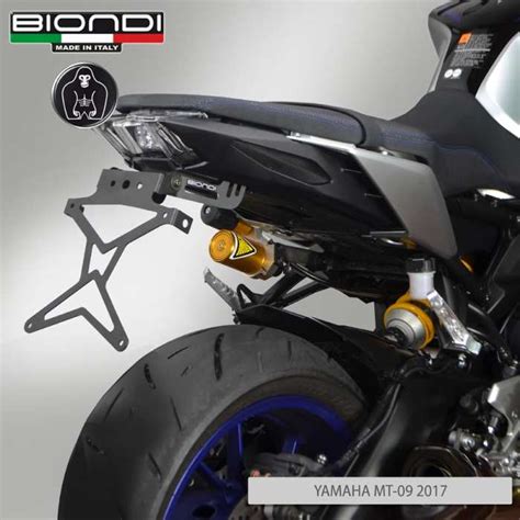 Biondi Porta Targa Regolabile Per Moto Yamaha Mt Dal