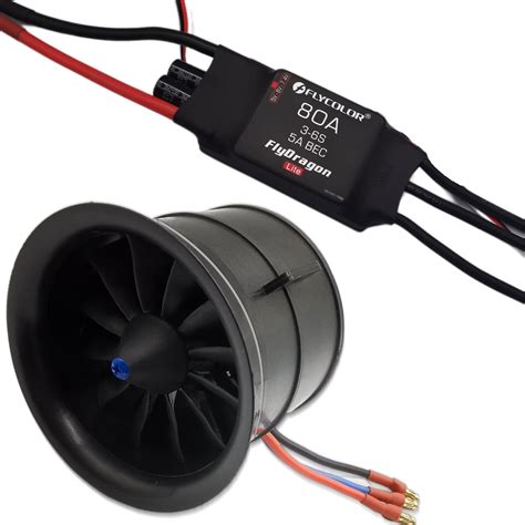 Amazon Powerfun EDF 90mm 12 Blades Ducted Fan With RC Brushless