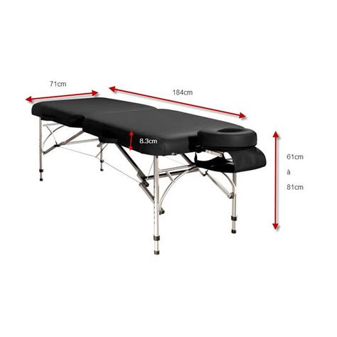 Table De Massage Pro Pliante Aluminium