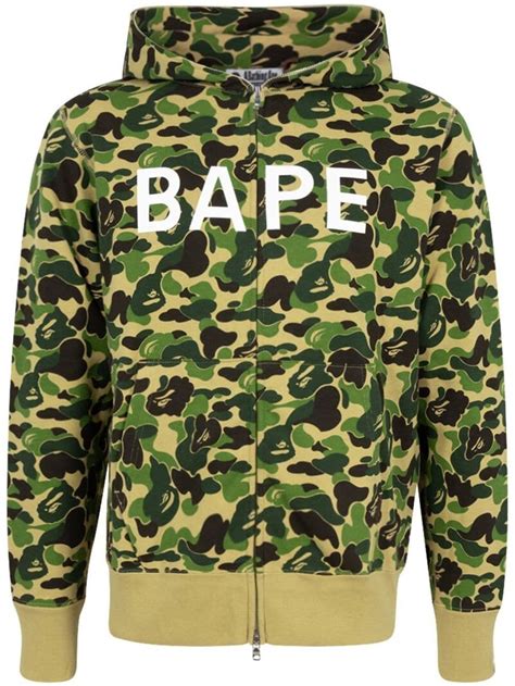 A Bathing Ape® Abc Camo Full Zip Hoodie Farfetch