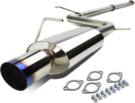 Amazon DNA MOTORING CBE ME06L4 BT Stainless Steel Cat Back Exhaust