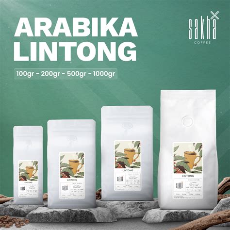 Jual Kopi Arabika Lintong Sumatra Arabica Coffee Bean Biji Bubuk Coffe