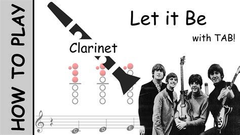 Let It Be Clarinet Sheet Music And Tab Payhip