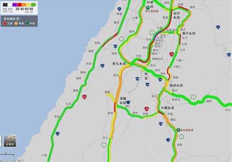 北返車潮湧現國道多處路段見紅 中部部分路段紫爆 生活 自由時報電子報