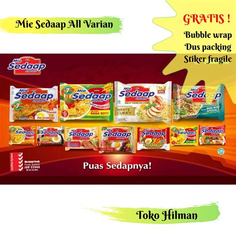 Jual Mie Sedap All Varian G Mie Instan Rasa Goreng Kuah Soto Bakso