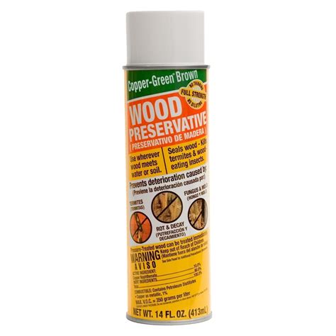 Shop Copper Green Brown Wood Preservative Spray Can at Lowes.com