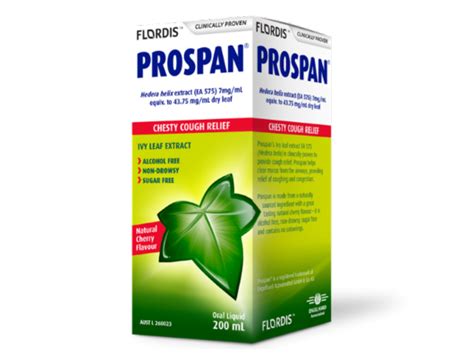 Prospan The World S Selling Ivy Leaf Product For Soothing Chesty