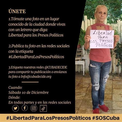 Convocan A Publicar Una Foto Por La Libertad De Los Presos Pol Ticos