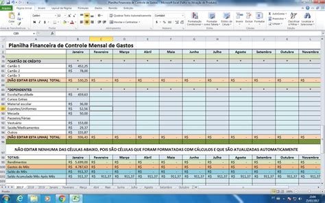 Exemplo De Planilha Para Controle De Gastos Empresa Novo Exemplo