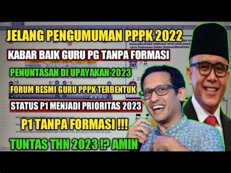 Jelang Pengumuman Pppk Kabar Baik Bagi Guru Lulus Pg Tanpa