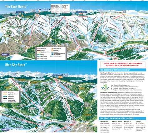 Vail Trail Map | Vail Ski Area Piste Map - Mychaletfinder