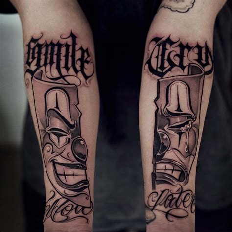 Evil Laugh Now Cry Later Tattoo Designs