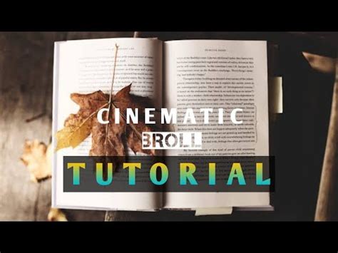 Book Cinematic Broll Tutorial Video By Traveling Tm Youtube