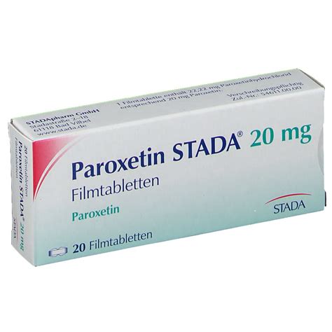 Paroxetin STADA 20 Mg 20 St Mit Dem E Rezept Kaufen Shop Apotheke